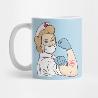 Rosie the Riveter Nurse Mug